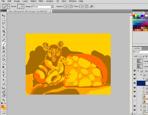 Creation of a fat rat's life: Step 3